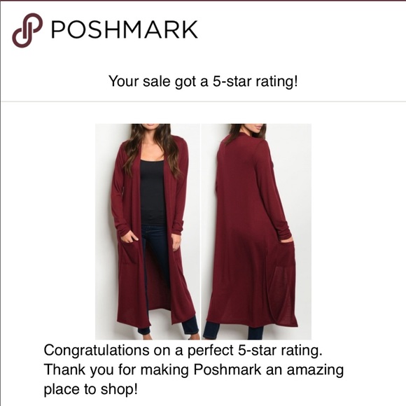 Last 1 size small! RED WINE  duster / Cardigan - Picture 4 of 7